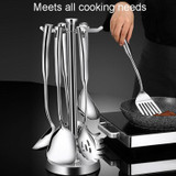 Kacheeg Household Stainless Steel Spatula Kitchenware Kitchen Cooking Tools, Style: Soup Spoon