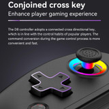 D8 Mobile Phone Stretch Band Light Gamepad Dual Hall Wireless Bluetooth Somatic Vibration Grip for PC / Android / IOS / Tablet / PS3 / PS4 / Switch, Color: Black