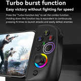 D8 Mobile Phone Stretch Band Light Gamepad Dual Hall Wireless Bluetooth Somatic Vibration Grip for PC / Android / IOS / Tablet / PS3 / PS4 / Switch, Color: Black+Receiver