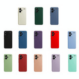For Xiaomi Redmi Note 13 Pro+ Imitation Liquid Silicone Phone Case(Dark Red)