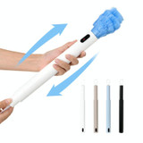 Retractable Fully Automatic Dust Removal Electric Feather Duster Car Household Gap Cleaning Tools(White)