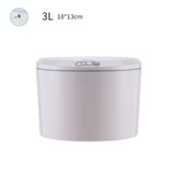 EXPED SMART Desktop Smart Induction Electric Storage Box Car Office Trash Can, Specification: 3L USB Charging (Khaki)