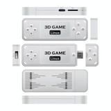 Y6 Handheld Game Console 2.4G HD 4K Wireless Portable Linux Video Game Stick, Style: 64G 9000+ Games