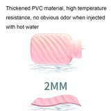 Imitation Rabbit Fur Water-filled PVC Explosion-proof Hot Water Bag for Cold / Hot Compresses, Color: Blue 1000ml