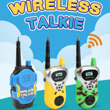 1 Pair Intelligent Wireless Call Walkie-Talkie Remote Dialogue Interactive Children Toys(Yellow)