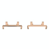 For Amazfit Active Edge A2212 1 Pair Metal Watch Band Connectors(Rose Gold)