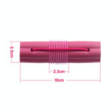 6pcs /Set Sleeping Soft Sponge Hair Curlers No Heat Hair Rollers(Rose Red)