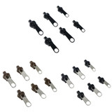 6pcs/Pack Universal Jacket Zipper Puller Plastic Zipper Sewing Tool(OPP Black Head Black Handle)