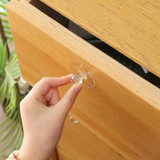 Invisible Cabinet Drawer Suction Cup Sticky Handle Acrylic Self-Adhesive Closet Glass Handle