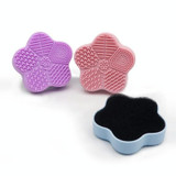 10 PCS Seastar Portable Silicone Scrubbing Pad With Quick-Drying Sponge Random Colour Delivery