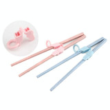 3pcs/set Children Chopstick Grip Corrector Non-slip Practice Chopsticks Finger Cots(Pink)