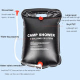 25L Outdoor Folding Solar Shower Bag Portable Water Storage Bag For Home Use