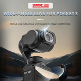 For DJI OSMO Pocket 3 STARTRC Drone Wide-Angle Lens Filter (Black)