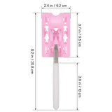 Portable Extension Pole for Car Driving Parking, Color: Pink+White