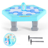 4 PCS Rescue Penguin Trap Icebreaker Toy Penguin Desktop Parent-Child Interactive Educational Toys, Style: Large