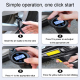 Portable Multifunctional Car Inflator Automobile Tire Pneumatic Pump, Model: Wired Digital