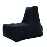 BB1082 Inflatable Sofa Inflatable Bed Outdoor Folding Portable Air Sofa Size: 85 x 80 x 75cm(Black)
