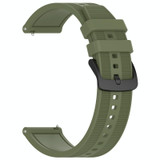 For Xiaomi Watch S1 Active 22mm Textured Silicone Solid Color Watch Band(Green)