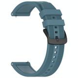 For Huawei GT2 Pro 22mm Textured Silicone Solid Color Watch Band(Rock Cyan)