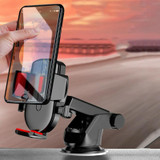 Suction Cup Model Car Cell Phone Telescopic Holder Universal Automobile Navigation Bracket(Black)