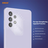 For Samsung Galaxy A52 / A72 (4G/5G) 10 PCS Hat-Prince ENKAY 0.2mm 9H 2.15D Round Edge Rear Camera Lens Tempered Glass Film Protector
