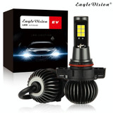 2 PCS EV15 H16 / 5202 DC9-32V / 6W / IP67 Car LED Double Color Fog Light, Cold White Light + Amber Light