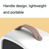 Small Desktop Instant Heater Home Office Electric Heater Mini Heater, Spec: UK Plug(Light Green)