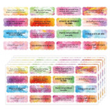 15sheets /Set 240pcs Water Color English Motivational Stickers Diary Water Cup Gift DIY Stickers(G007)