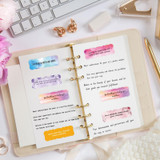 15sheets /Set 240pcs Water Color English Motivational Stickers Diary Water Cup Gift DIY Stickers(G007)