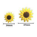 Sunflower Car Air Vent Aromatherapy Decorative Clip, Color: Large Smiley Face