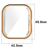 For Redmi Watch 4 Full Package TPU Electroplated Watch Protective Case(Transparent)