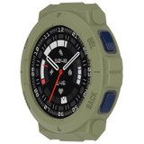 For Amazfit Active Edge A2212 Armored Hollow Half Pack TPU Watch Protective Case(Green)