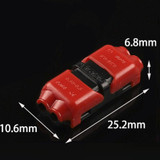 Straight Plug Quick Terminal Block No Strip Multifunctional Wire Connector, Model: H2