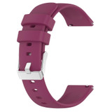 For Amazfit GTS 4 Mini 20mm Smooth Solid Color Silicone Watch Band(Burgundy)