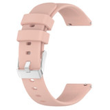 For Amazfit GTS 3 20mm Smooth Solid Color Silicone Watch Band(Pink)