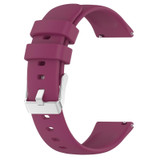For Amazfit Pop Pro 20mm Smooth Solid Color Silicone Watch Band(Burgundy)