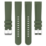 For Amazfit GTS 3 20mm Smooth Solid Color Silicone Watch Band(Beige)