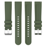 For Amazfit GTS 2 Mini 20mm Smooth Solid Color Silicone Watch Band(Beige)