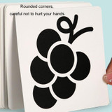 20pcs /Book Baby Early Learning Card Children Eye Care Visual Stimulation Card, Style: 3-order Color