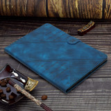 For 8 inch YX Small Butterfly Embossed Leather Tablet Case(Royal Blue)