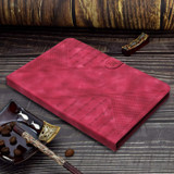 For 10 inch YX Small Butterfly Embossed Leather Tablet Case(Red)