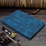 For 10 inch YX Small Butterfly Embossed Leather Tablet Case(Royal Blue)
