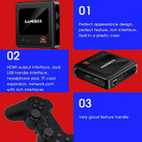 G10 GAMEBOX TV Box Dual System Wireless Android 3D Home 4K HD Game Console Support PS1 / PSP, Style: 256G 60,000+ Games (Black)