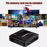 G10 GAMEBOX TV Box Dual System Wireless Android 3D Home 4K HD Game Console Support PS1 / PSP, Style: 256G 60,000+ Games (Black)