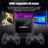 G10 GAMEBOX TV Box Dual System Wireless Android 3D Home 4K HD Game Console Support PS1 / PSP, Style: 64G 30,000+ Games (White)