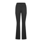 Women Sports Pant Solid Color High Waist Yoga Slimming Casual Loose Wide-leg Pants, Size: S(Grey)