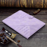 For Samsung Galaxy Tab A7 10.4 2020 T500 YX Small Butterfly Embossed Leather Tablet Case(Purple)