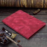 For Samsung Galaxy Tab A9 2023 YX Small Butterfly Embossed Leather Tablet Case(Red)