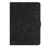 For Samsung Galaxy Tab A 10.1 T580 YX Small Butterfly Embossed Leather Tablet Case(Black)