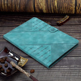 For Samsung Galaxy Tab S8 2022 X700 YX Small Butterfly Embossed Leather Tablet Case(Light Blue)